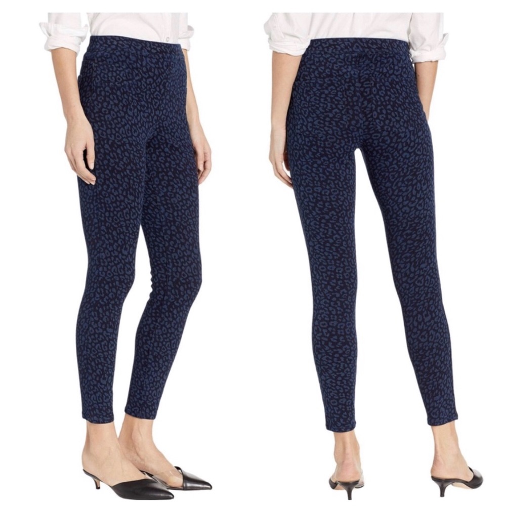 SPANX Blue‎ Cheetah Print Leggings Small